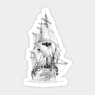 Segelschiff Sticker